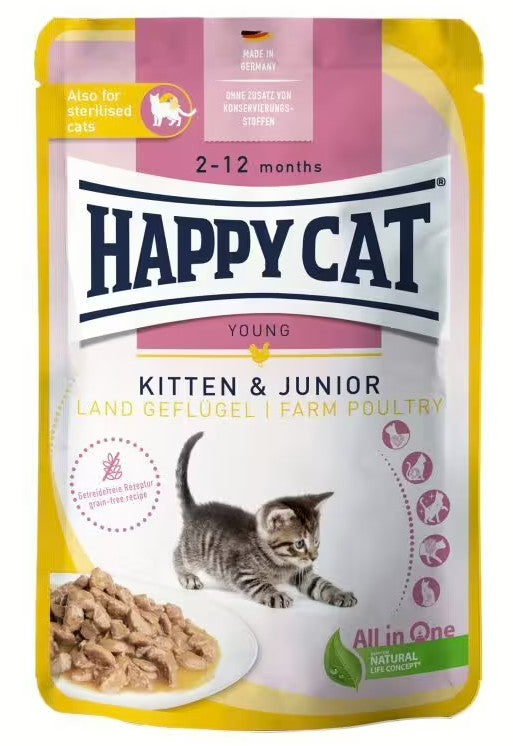 Meat in Sauce - Kitten und Junior Land-Geflügel