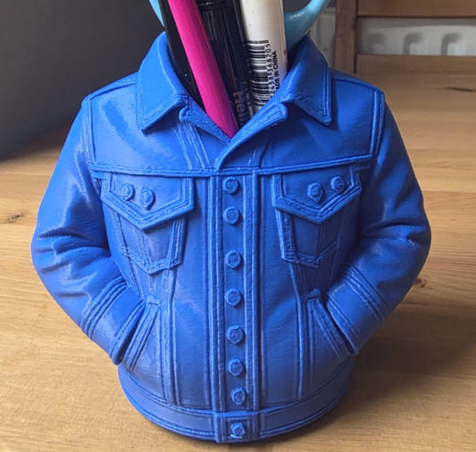 Jeansjacken Stiftehalter